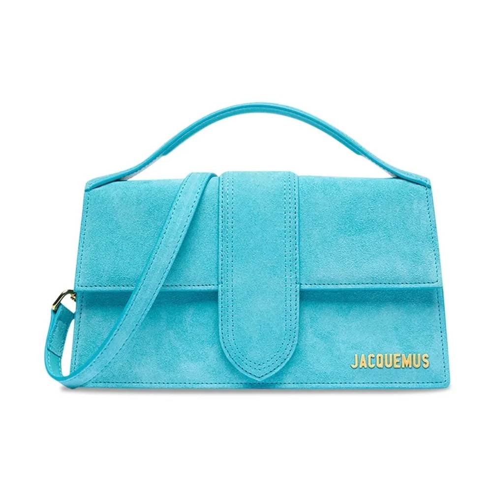 Jacquemus Le Grand Bambino Shoulder Bag - Tasker - Dame - Blå - ONE SIZE - Uld