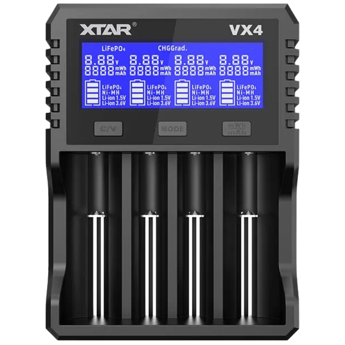 Xtar VX4 SET-charger, 1*C-C USB Cable, 1*PD20W adaptor