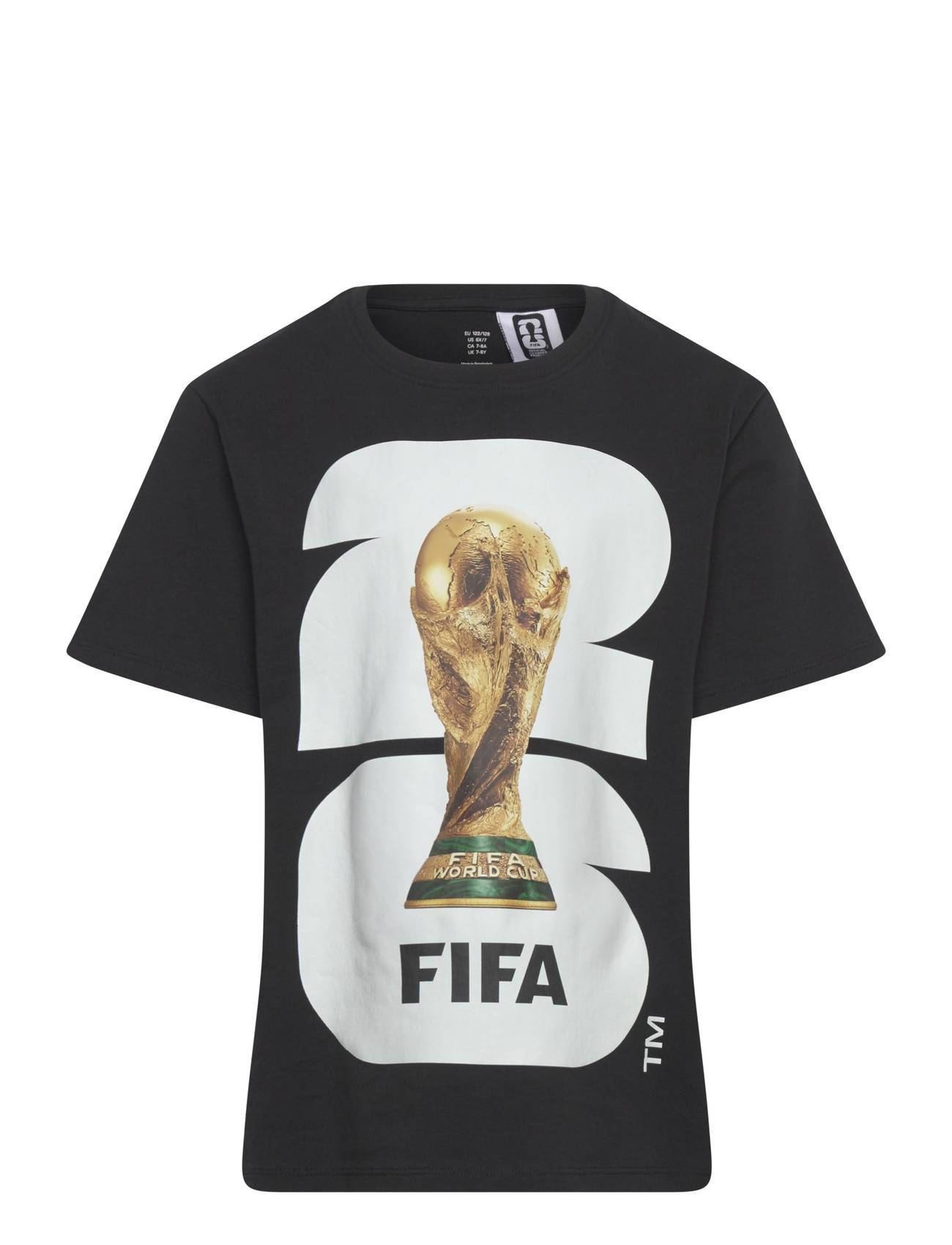 name it Nkmmalle Fifa Ss Nreg Top Ous - Black - 146-152