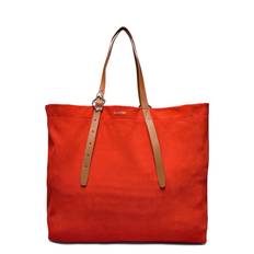 RODEBJER Rodebjer Coral Xxl Suede Tote |Orange |ONES