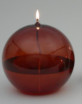 Oljelampa Sphere 3XL - Dark Amber