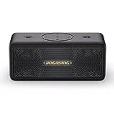 BOGASING Bluetooth-högtalare M5 musikbox bärbar, 40 W surround stereoljud och kraftfull bas, 30H batteri, IPX7 vattentät, EQ, sladdlös, Bluetooth-box, USB-minne för utomhusbruk