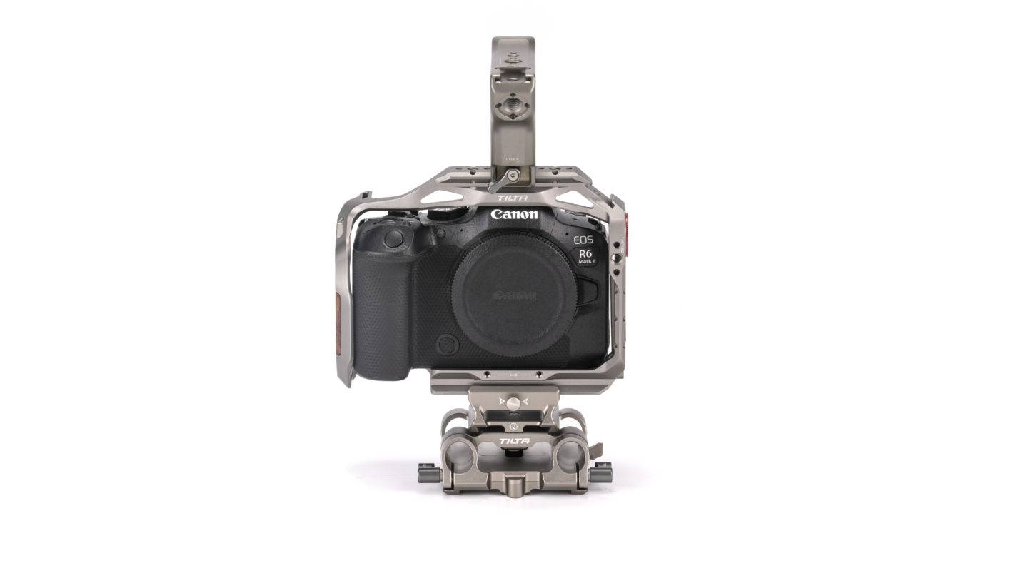 Tilta Camera Cage for Canon R6 Mark II Basic Kit - Titanium Gray