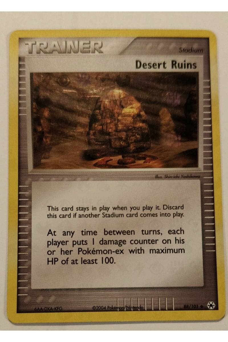 Pokémon Desert Ruins 88/101 Reverse Holo Hidden Legends - Pokemon kort - Pocket Monster.