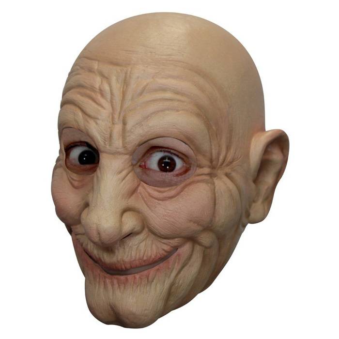 Rolig gammal man mask