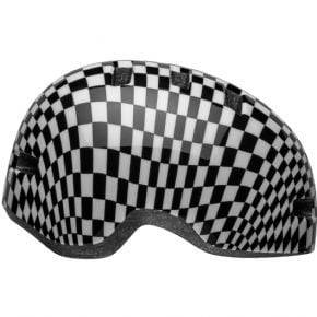 Bell Lil Ripper Checkers Kids Helmet Universal Toddler 45-52cm - Checkers Black/White