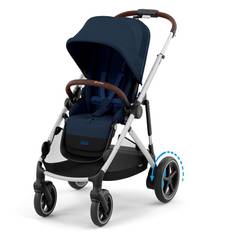 Cybex e-Gazelle S sittvagn, ocean blue/silver chassi