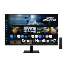 Samsung Smart Skærm M7 M70F 32" 4K UHD skærm, sort ➞ På vej til lager - forventet dato: 26.06.2025