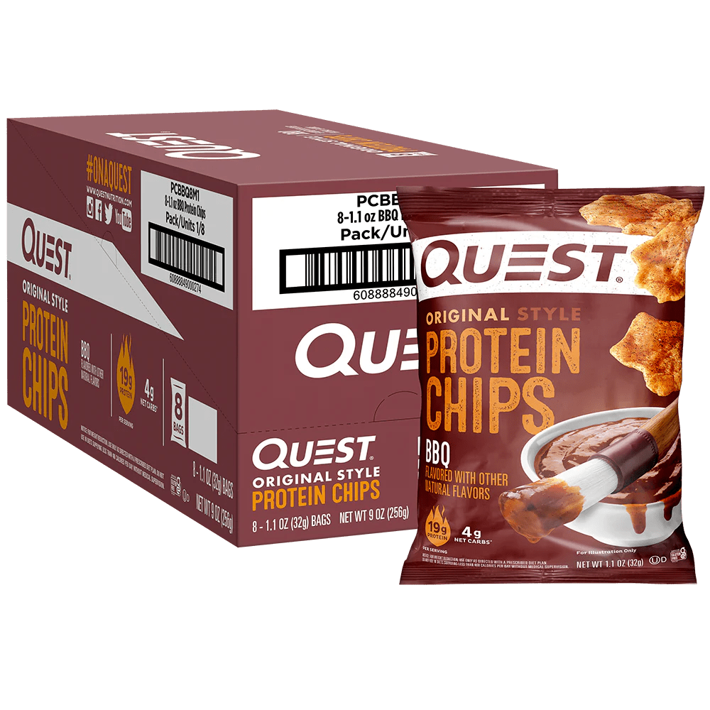 Simply Good Foods Quest Tortilla Style Protein Chips 8 Pack - Hot & Spicy