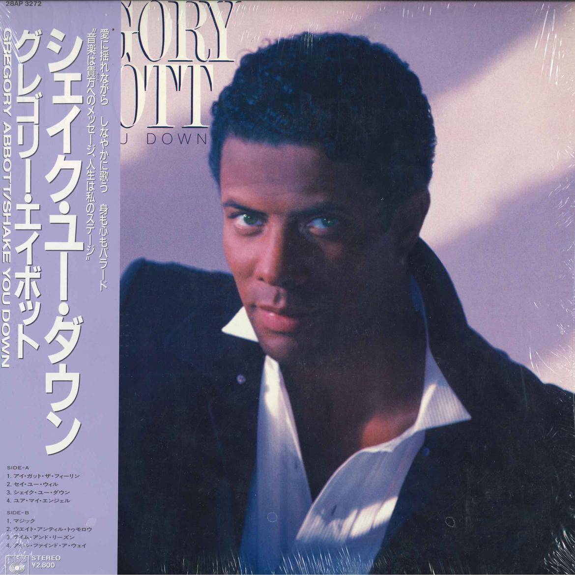 LP Skiva GREGORY ABBOTT - Shake You Down 28AP3272 CBS SONY 1986 Japan Obi Soul/Funk Begagnad