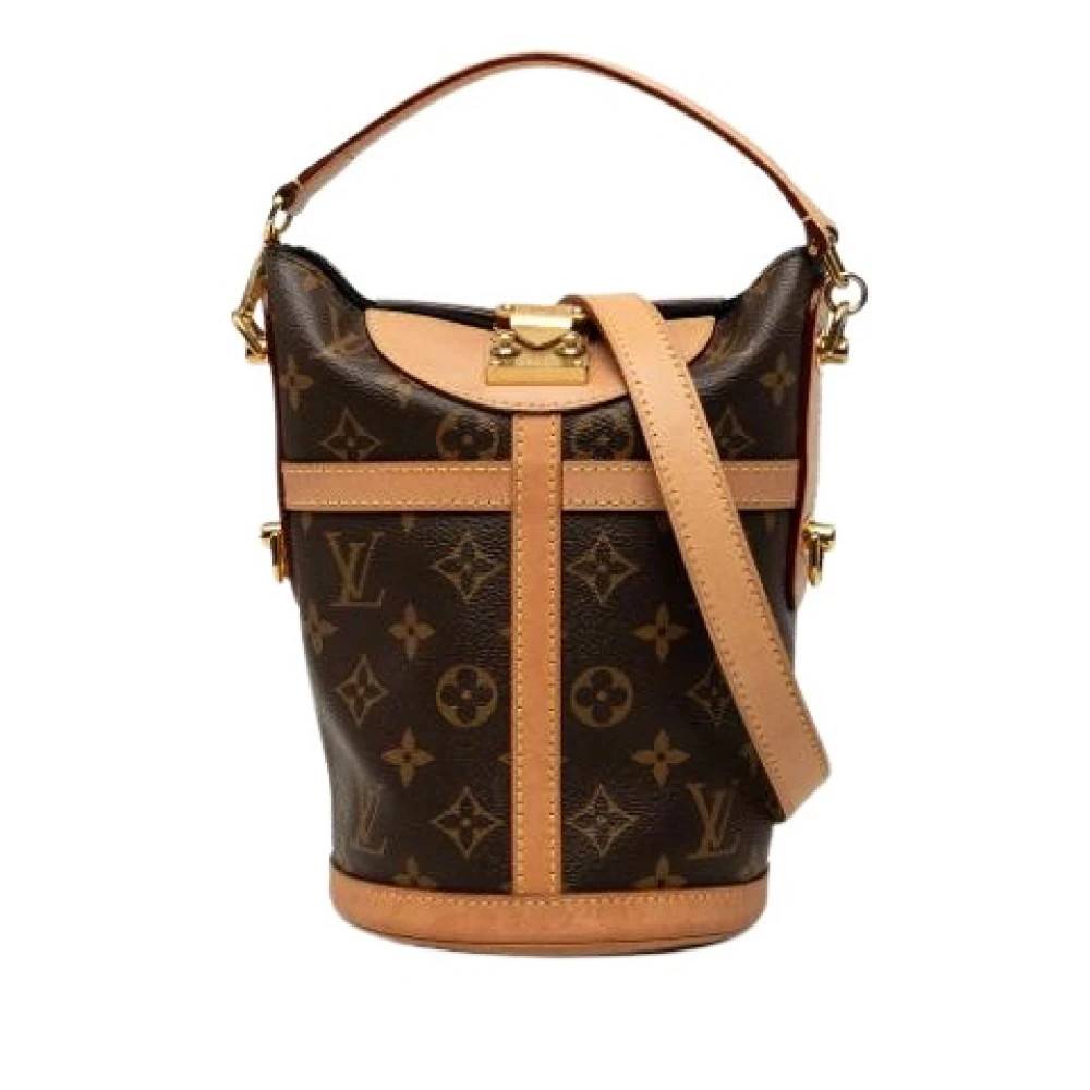 Louis Vuitton Vintage Pre-owned Bucket Bag - Vintage - Dame - Brun - ONE SIZE - Uld
