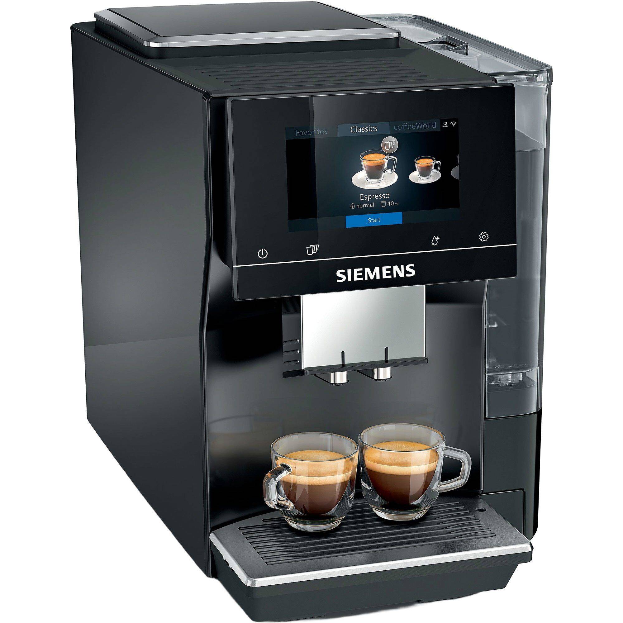 Siemens EQ700 Classic kaffemaskine, pianosort