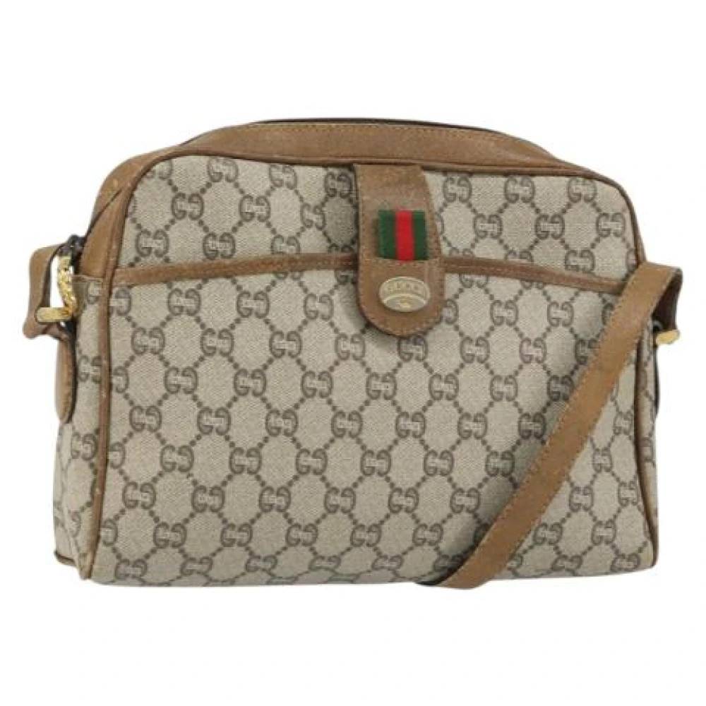 Gucci Vintage Pre-owned Plastic Crossbody Taske - Vintage - Dame - Beige - ONE SIZE -