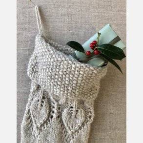 Dahlia Julestrømpe - strikkeopskrift fra le knit / Lene Holme Samsøe