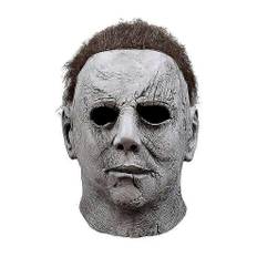 2025 Michael Myers maske til voksne mænd, latex Mike Myers cosplay maske med hår til Halloween kostume