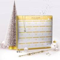 Adventskalender 13 juveler och 11 pärlor - Guld och Kristall