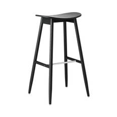 Icha Stool IC-03 - Black Stained Oak