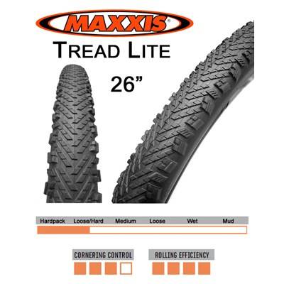 Däck 26x2,10" Maxxis Tread Lite TubelessReady EXO