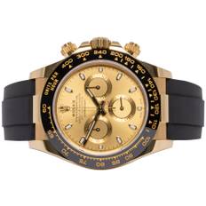 Rolex Daytona 40, Champagne, Guld, Oysterflex