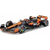 Bburago F1 Mclaren MCL38 2024 With Piastri Helmet 1:43 Scale Model