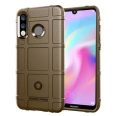 Huawei P30 Lite beskyttende gitter tekstur etui - Brun