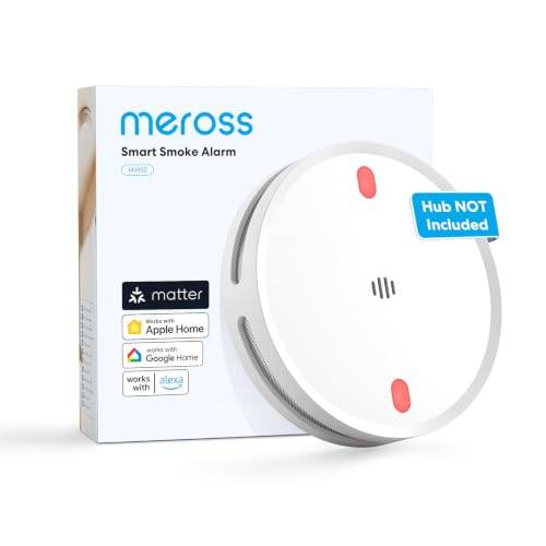 Meross Smart WiFi-rökdetektor, intelligent brandvarnare