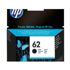 HP 62 Black Original Ink Cartridge blækpatron 1 stk Standard udbytte