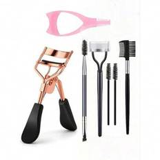 Ögonfransböjare i roséguld, Ögonfransborste, Ögonfranskam, Makeup-tillbehör, Stylingverktyg, Ögonverktyg, Bärbara ögonverktyg, Lämplig som jul, nyår, - Multifärgad