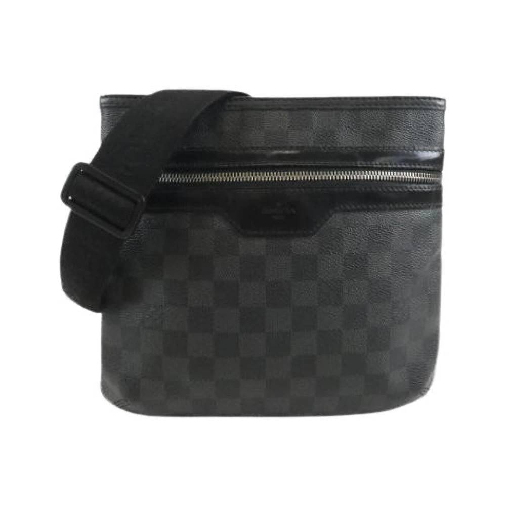 Louis Vuitton Vintage Pre-owned Damier Graphite Skuldertaske - Vintage - unisex - Grå - ONE SIZE - Uld