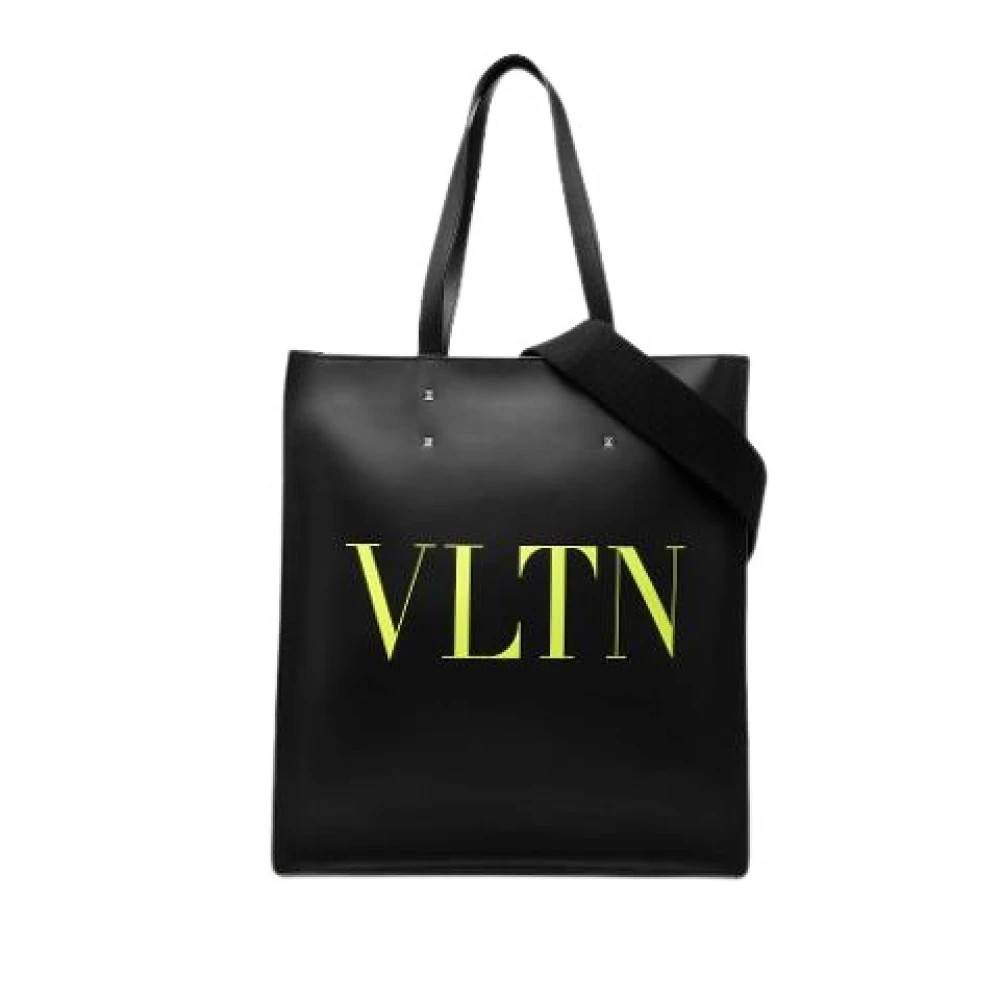 Valentino Vintage Pre-owned Vltn Satchel - Vintage - Dame - Sort - ONE SIZE - Læder