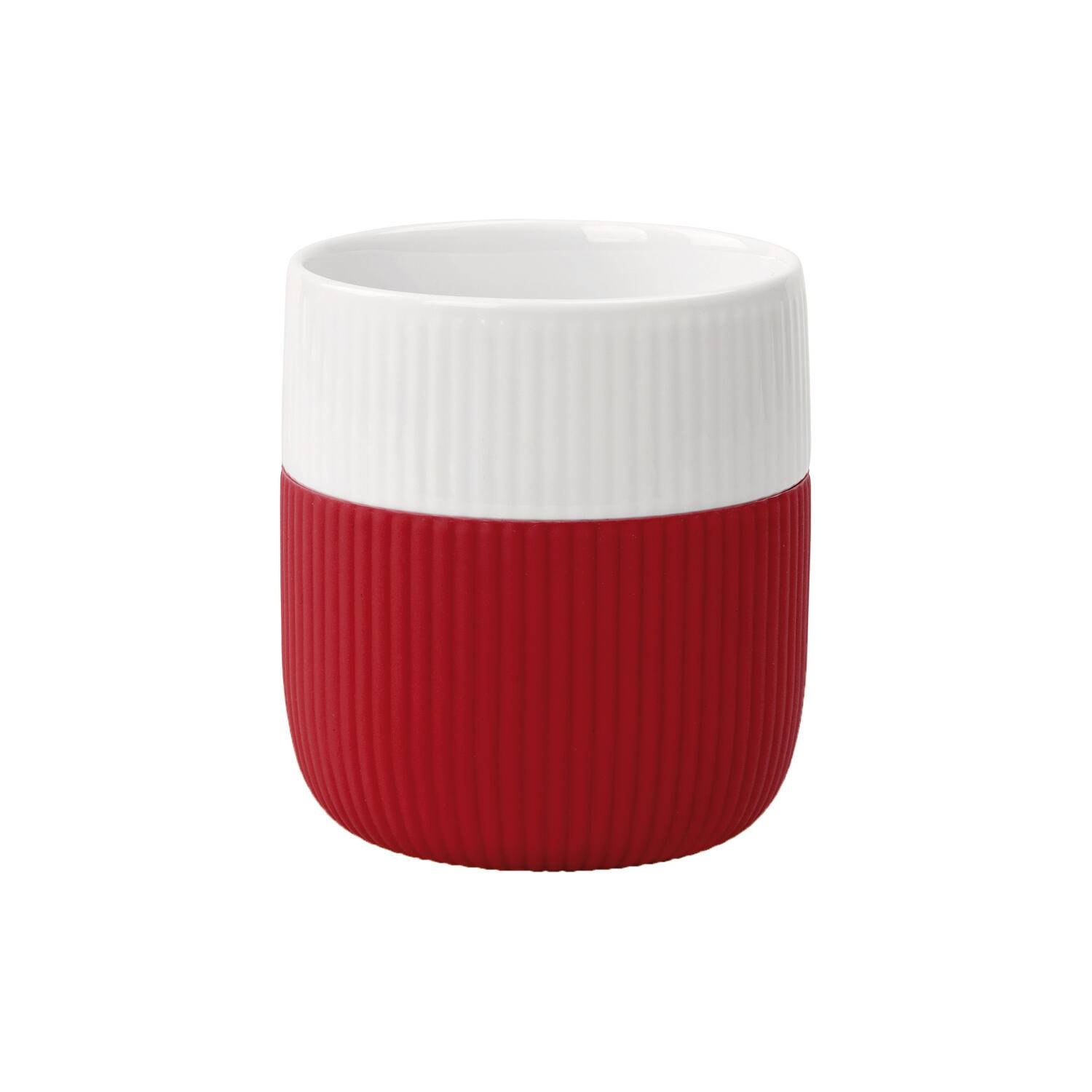 Fluted Contrast mugg 35 cl, julstjärna