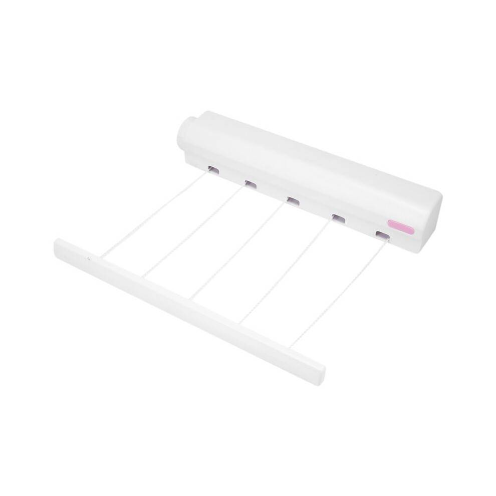 Retractable Clothesline Telescopic Indoor Outdoor Wall Mounted Clothes Dryer Drying Rope Hanger (5 Lines)