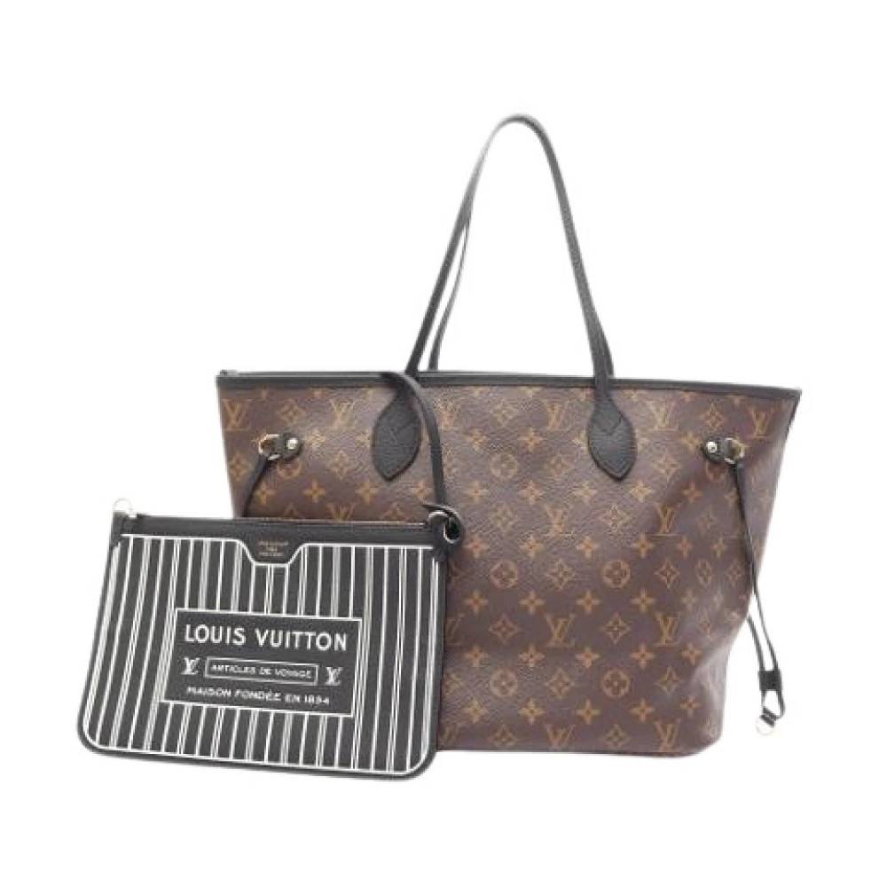 Louis Vuitton Vintage Pre-owned Vintage Canvas Tote Bag - Vintage - Dame - Brun - ONE SIZE - Læder