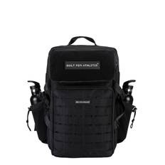 BUILT FOR ATHLETES Large Black Gym Backpack |Svart |45 L