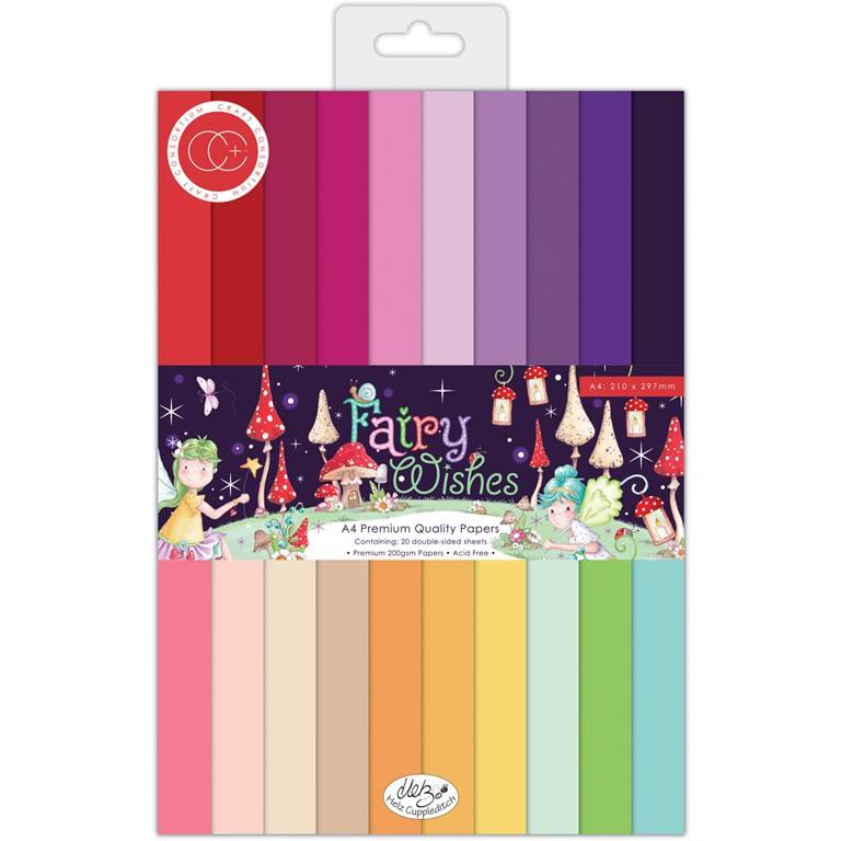 Premium Cardstock - A4 - Fairy Wishes - 20st