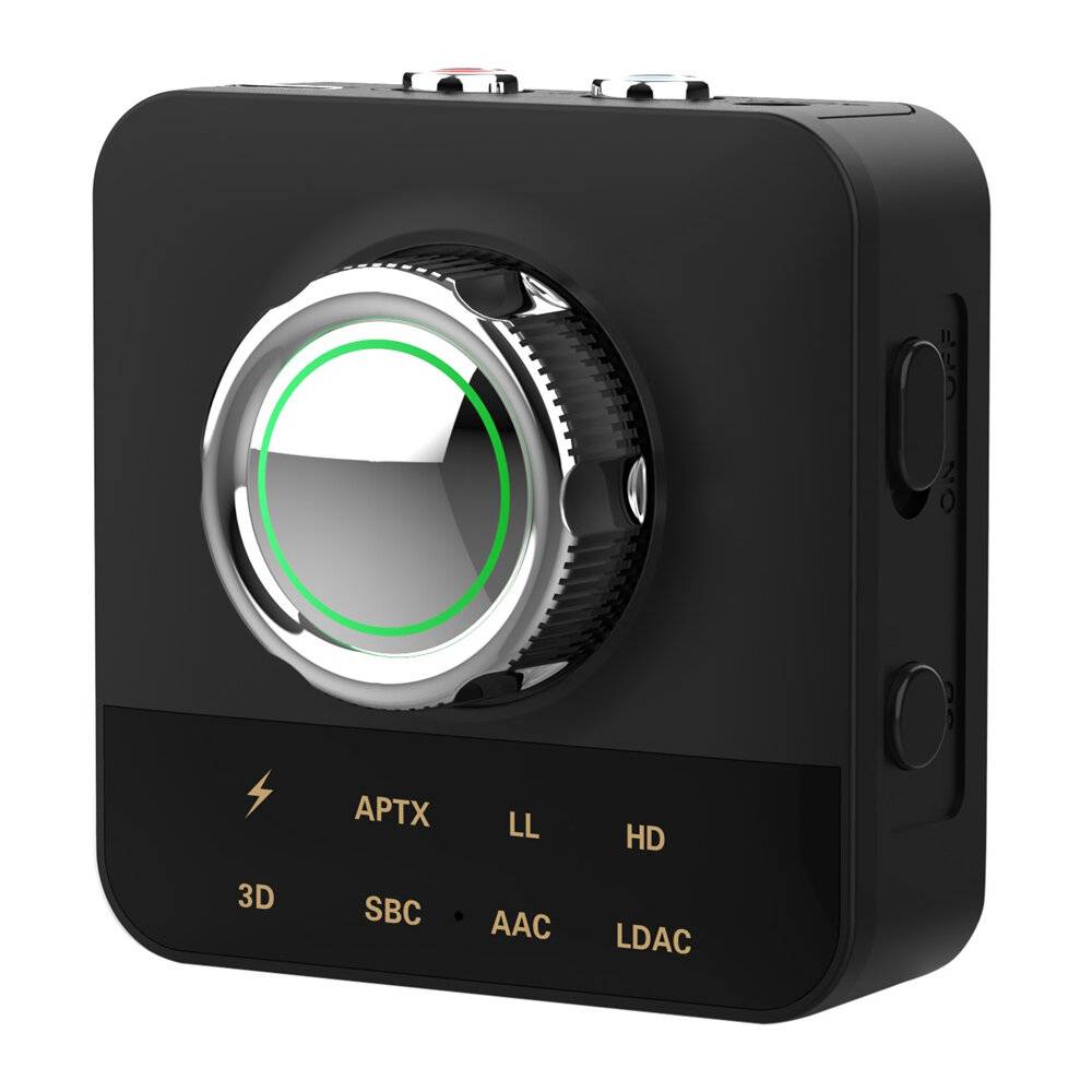 LE506 Trådlös adapter LDAC Ljudmottagare APT HD HiFi 3D Stereoljud Handsfree-samtal Bluetooth-adapter