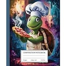 Chef Turtle with Pizza Composition Notebook: College Ruled: Perfect for Creative Notes and Fun Sketches