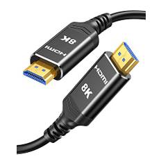 Highwings 8K HDMI 2.1 kabel15M, HDMI Kabel CL3 In Wall 48Gbps High Speed Bewertet Langes,8K@60Hz,4K@120Hz/144Hz UHD,Dynamisches HDR eARC 3D Dalby Atmos 4:4:4 HDCP 2.2 & 2.3