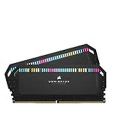 CORSAIR DOMINATOR PLATINUM RGB DDR5 RAM 32 GB (2 x 16 GB) 6200 MHz CL36 Intel XMP iCUE-kompatibelt datorminne – svart (CMT32GX5M2E6200C36)