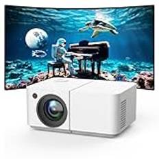 VenirCool H69 Ultra Mini-projektor med WiFi och Bluetooth, 4K stöder 4D Keystone smart projektor för sovrum, kontor, hemmabio och mer