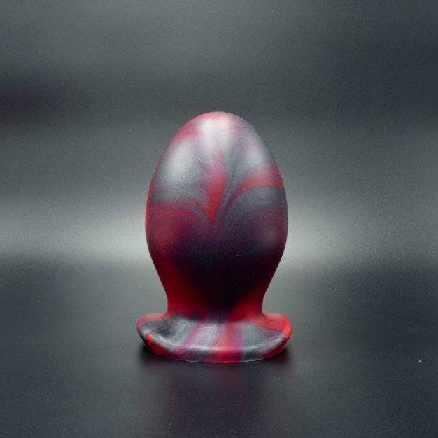 Topped Toys Gape Keeper 140 Forge Red, premium silicone anal plug 19.5 x 11.4 cm.