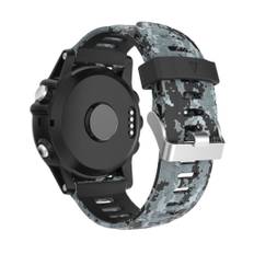 Garmin Instinct 2X Solar Klockarmband i Silikon - Svart / Grå