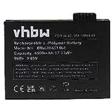 Vhbw batteri kompatibel med Netgear Nighthawk M6 MR6150, Pro Router Modem Hotspots (4 500 mAh, 3,85 V, Li-Polymer)