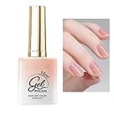 Adorable Nail Glue Gel, Reusable 15ml Soft Transparent Nail Gel, Sturdy Long Lasting Nail Adhesive Bond, 4-In-1 Gel Top Coat and Base Coat for Salon Home, Gel Top Coat Nail Bonding