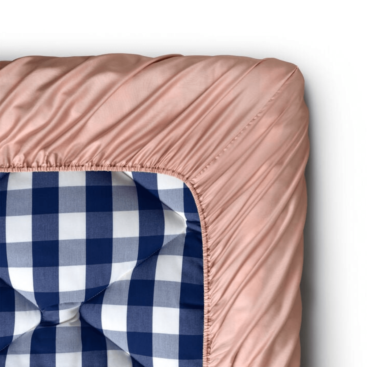 Hästens Satin Pure Spännlakan, 8 cm - 160x200 / Misty Rose