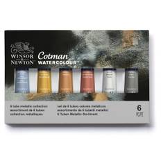 Winsor & Newton Cotman watercolor metallic set 6 stk