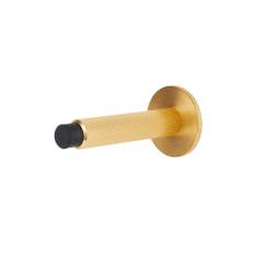 Arpa Wall | Dørstopper i Børstet Messing - Ø 50 mm x D 101 mm