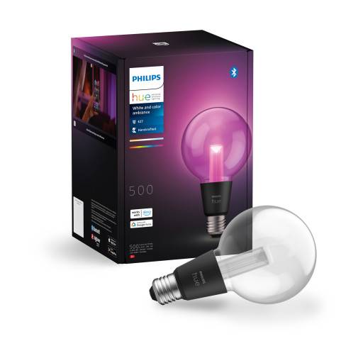 Philips Hue Lightguide Globe pære G95 E27 2000-6500 Kelvin