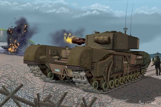 Churchill MK.IIi Avre 1/72