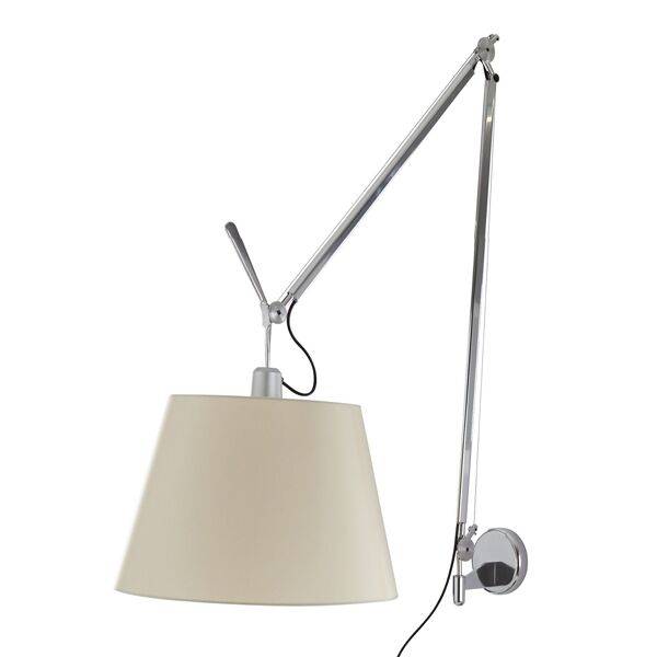 Tolomeo Mega Væglampe Pergament 42cm med Lysdæmper.